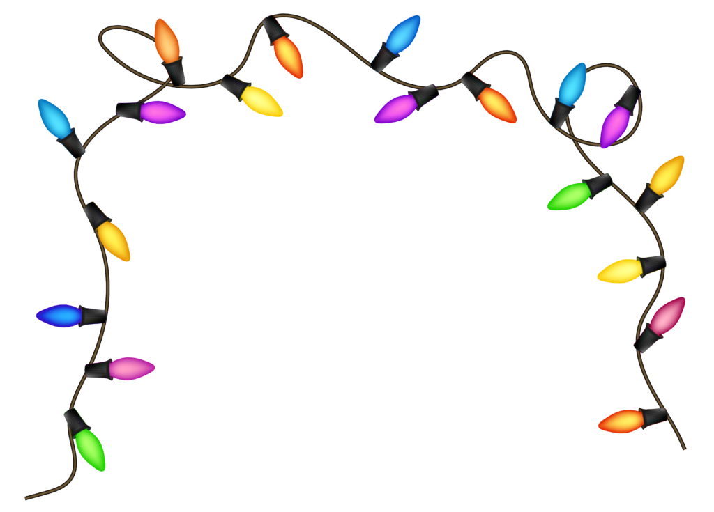 uses of  Christmas Lights Cliparts